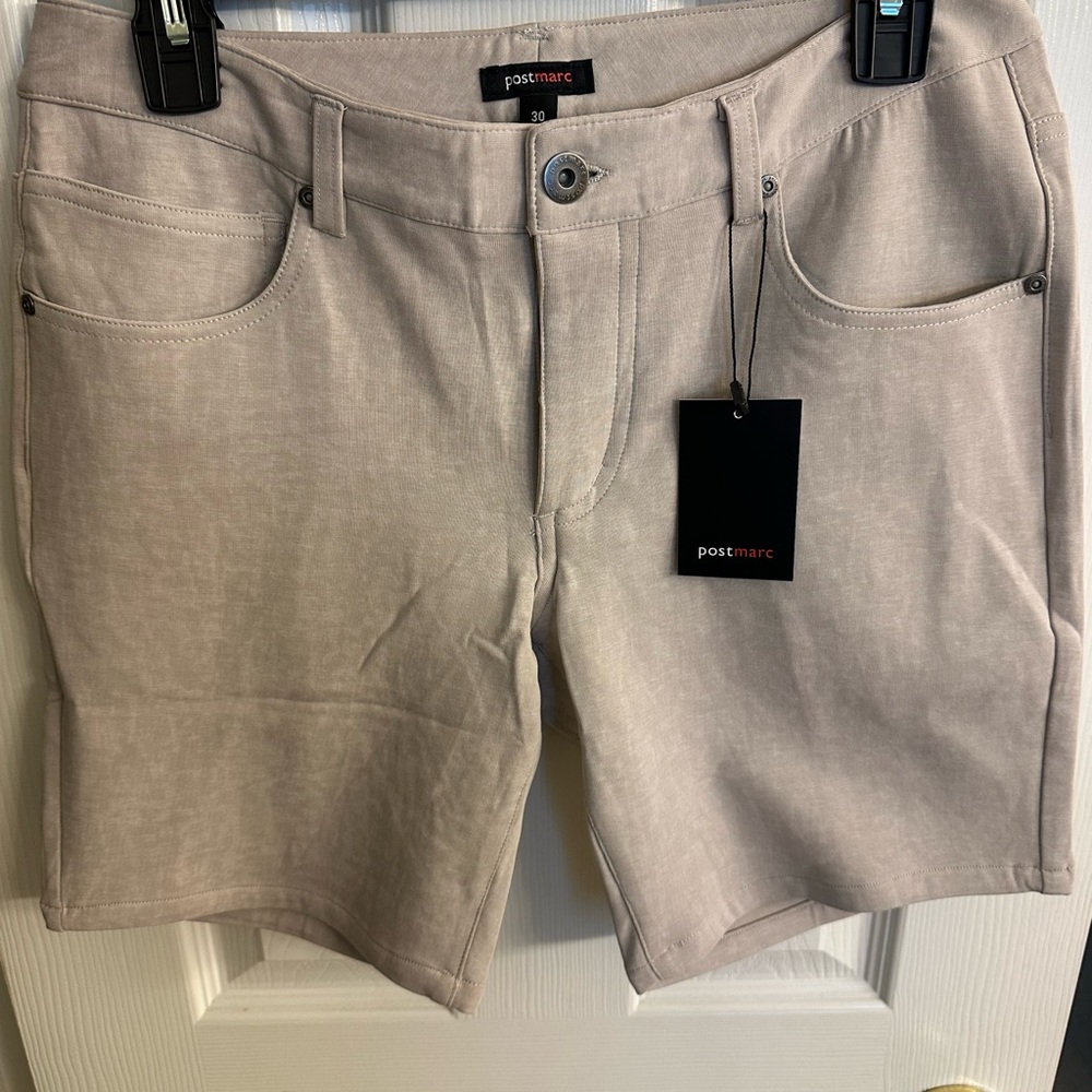 Men's Postmarc Putty/Tan Shorts.  Size 30